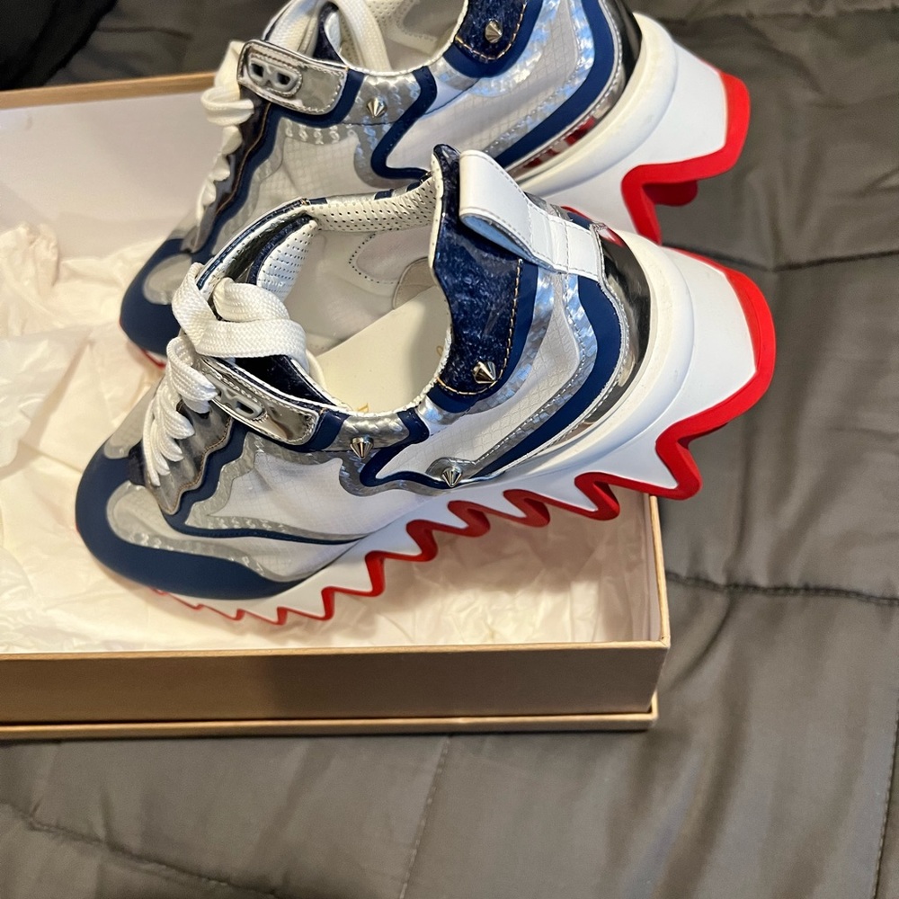 Christian Louboutin Sharkina Mesh Sneakers